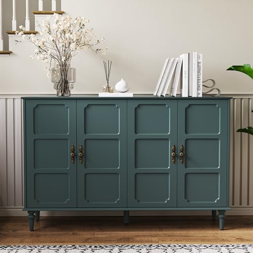 ZOSQUARE 55 inch Mid Century Sideboard Buffet Cabinet with S