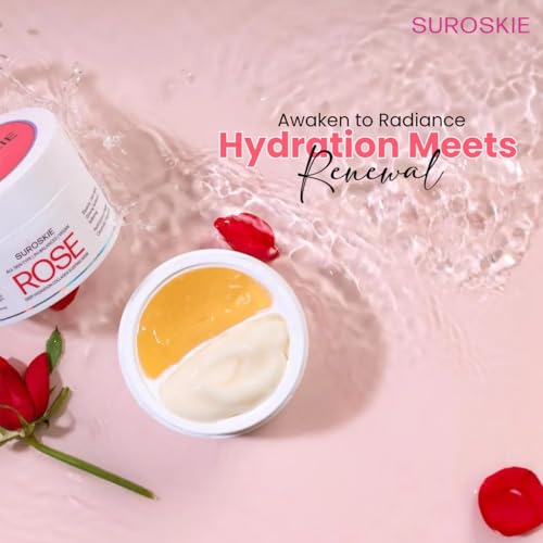 Image of Suroskie Ultra Glow Trio | Feather Touch (100Ml) + Sleeping Mask (50Ml) + Sunscent Spf 50 Pa+++ (100Ml) | For Glowing, Hydrating & Refreshing Skin | All Skin Type | For Men & Women