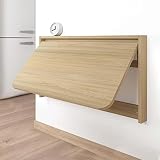 Wandklapptisch Küchentisch Klapptisch Klappbarer Schwebender Wandtisch für Das Heimbüro, Tragbare Hängende Wandwerkbank, Platzsparender Klapptisch, Regalbank für Arbeitszimmer, Schlafzimmer, Balkon