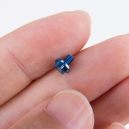 Saidian SD833 6Pcs Titanium Blue Screw Set Knife Handle Screws thumb #3