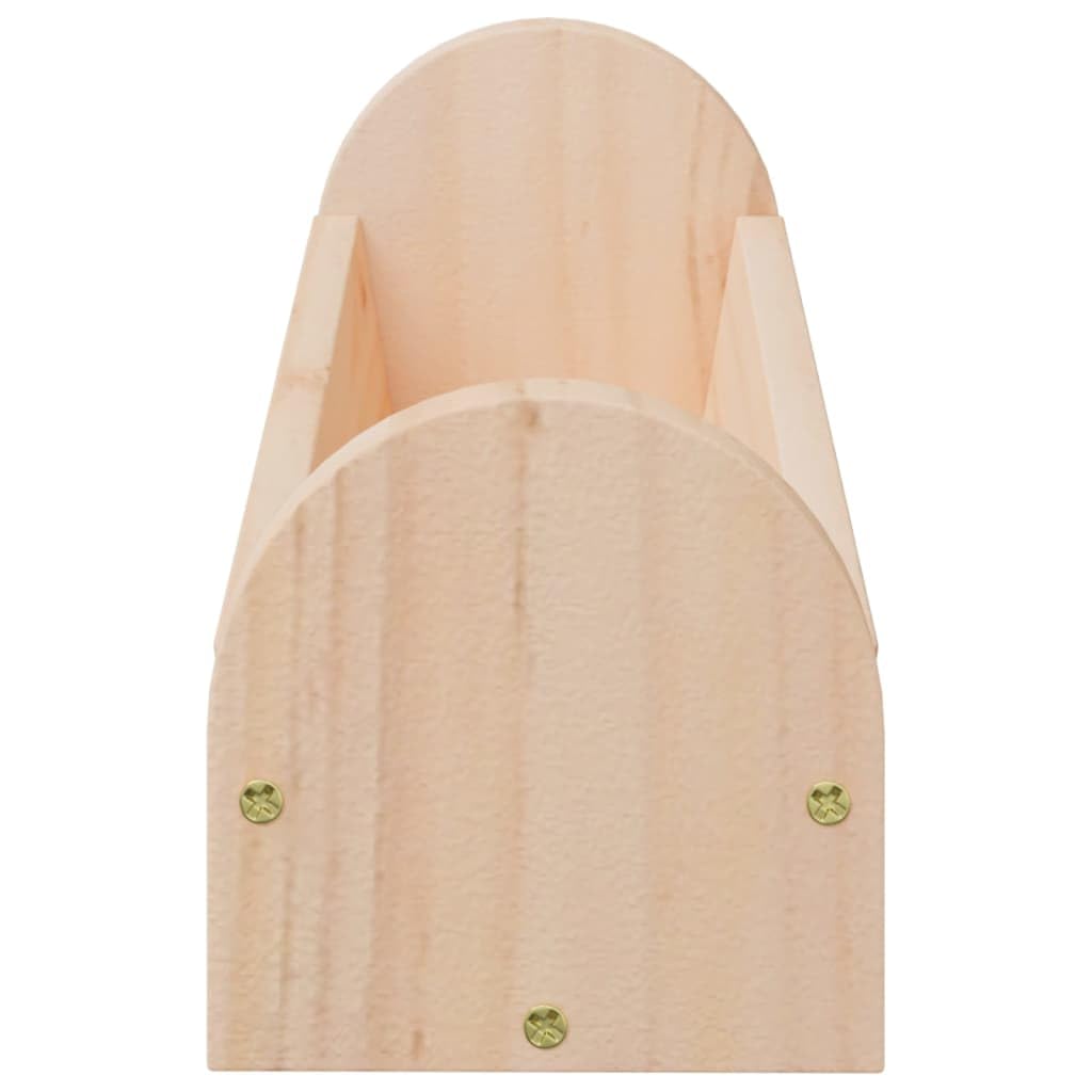 Heuraufe für Kaninchen aus massivem Tannenholz 28x10x10 cm, robust und geruchsfrei, ideal für Meerschweinchen und Kleintiere, schützt Heu vor Verunreinigung, fördert gesunde Fütterung
