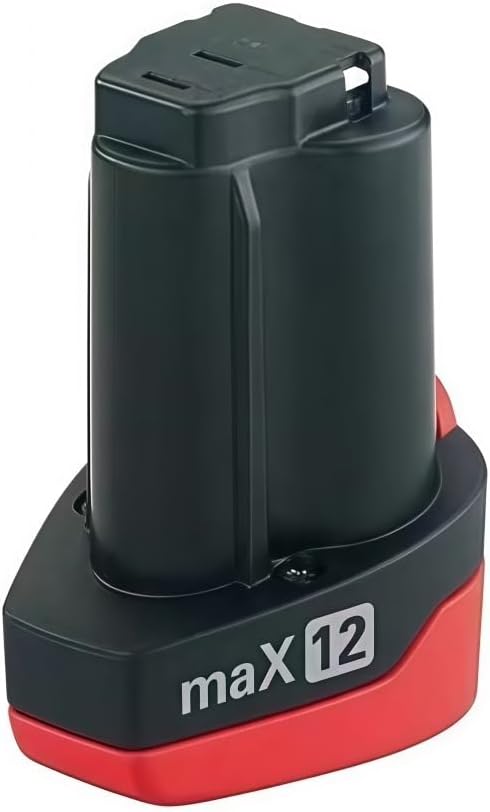 12V D-72622 Replacement Battery, High Capacity Battery Pack Compatible with Metabo BS Electric Drill Bolt Driver Angle Grinder, Fit 6.02151.50 6.25473 6.25474 Models(1 Battery)