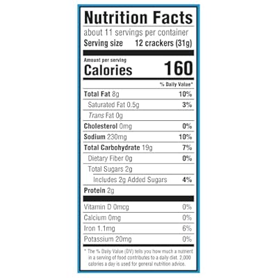 CHICKEN IN A BISKIT Original Baked Snack Crackers, Lunch Snacks, Family Size, 12 oz