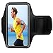 Fascia da Braccio Portacellulare per Correre, Fascia Braccio per Smartphone, Sweatproof Fascia da Braccio, Cinturino Regolabile Sportive Custodia Correre, per corsa, fitness, Fino a 6.5"