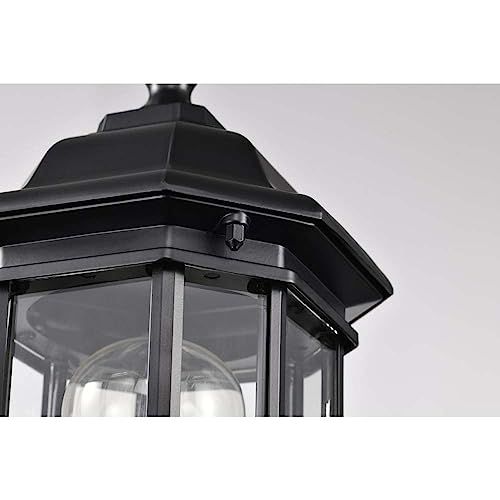 Nuvo 60/6116 Hopkins 1-Light Outdoor Post Lantern, Matte Black, Small #TOP5