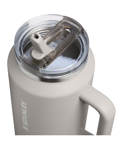 Image of STANLEY Quencher ProTour Flip Straw Tumbler with Leakproof Lid 64 oz | Built-In Straw & Handle | Cupholder Compatible for Travel | Insulated Stainless Steel Cup | BPA-Free | Ash