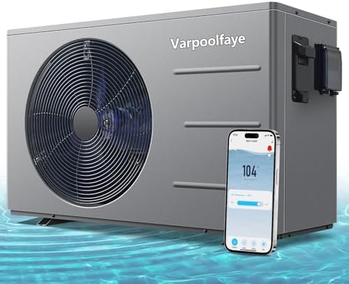 Top 5 Pool Heater for 8000 Gallon Pool That Will Change Your Swim Experience 8 Varpoolfaye 30000 BTU Pool Heater For Above Ground Pool Swimming Pool Heat Pump 120V 8000 Gallon Spa Inground Pool Heater Heating Cooling WiFi Control Schedule