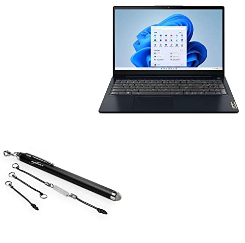 BoxWave �X�^�C���X�y�� Lenovo IdeaPad 3 (15�C���` - 82RN) �Ή� - EverTouch �Ód�e�ʎ��X�^�C���X �t�@�C�o�[�`�b�v �Ód�e�ʎ��X�^�C���X�y�� - �W�F�b�g�u���b�N