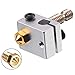 E3D Nozzles, ExcelFu M6 0.4mm Brass Nozzle Extruder Print Head for 1.75mm Filament E3D V5-V6 3D Printer, Pack of 20