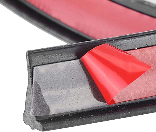 Image of Car Wheel Eyebrow Strip 1.5m Fender Extension Moulding Flares Trims Rubber.