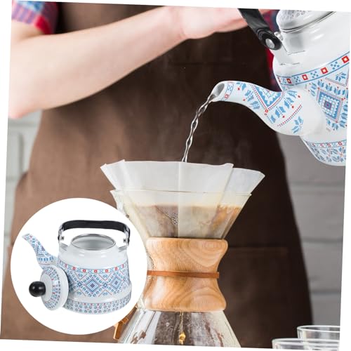 Bouilloire émail Mipcase pour café et thé - Set de 2 pièces de cuisine - 5