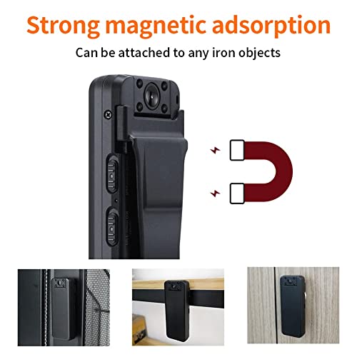 Image of smars HD WiFi 1080P Pocket Body Camera | Night Vision | Motion Detection 180 Degree Rotating Wearable Bodycam