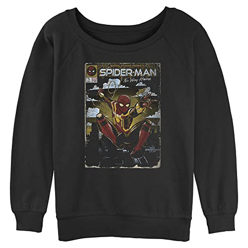 Pull raglan Spider-Man No Way Home vêtement noir femme pullover junior taille M