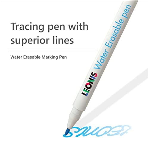 LEONIS 5 Water Erasable Marking Pens Blue [ 78008 ]