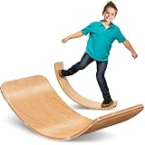 35 Inch Wooden Balance Board Wobble Board for Kids, Teens, Adults - Wood Kids Toys for Kids | Waldor