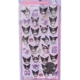 FsGrg文具クールな女の子キャラクターシールノートDIY携帯装飾工芸品をさまざまな場面に活用