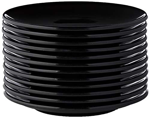 García de Pou Piatto Ø 15.3 cm Nero MELAMINICA - 12 Unità