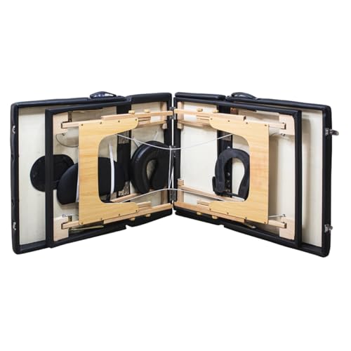 Maca Portátil e Dobrável Goldlife 4 Seções 250Kg 1,95x70Cm Com Capa Tranporte Preta