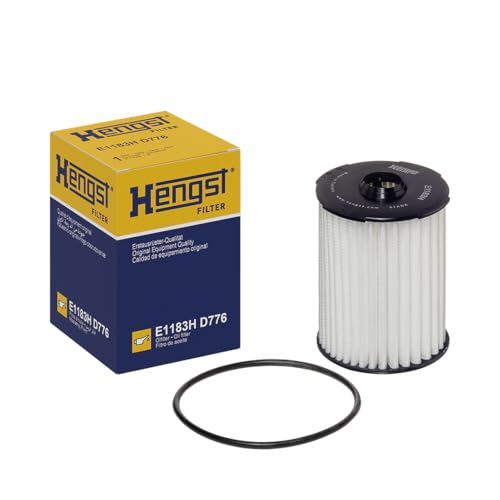 HENGST - Ölfilter E1183H D776 - Öl-Filtereinsatz für KFZ - Hochwertiger Motorölfilter für KFZ mit Otto- oder Dieselmotor - Robuster Ölfilter mit hoher Schmutzaufnahmefähigkeit