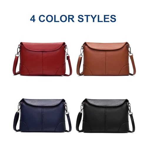 Genuine Leather Crossbody Bags for Women Medium Shoulder Purses Clutch Purses 7