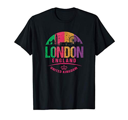 London England United Kingdom UK Cityscape Skyline Souvenir T-Shirt