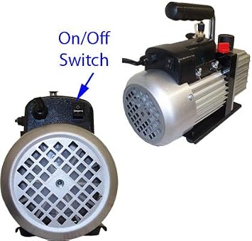 Electric Rotary Vane Vacuum Pump Single Stage 2.5CFM