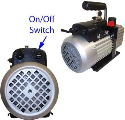 Electric Rotary Vane Vacuum Pump Single Stage 2.5CFM