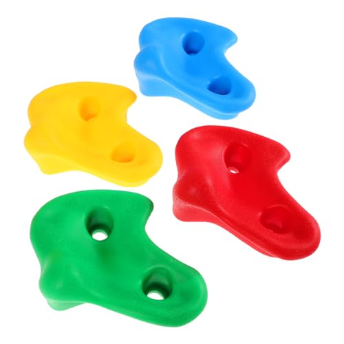 SUPVOX 4piezas Escalando Rocas De Juguete Conjunto De Agarre para Pared Interior y Exterior para Niño Patio De o Patio Trasero Mejorar La Coordinación y Trepar