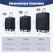 Imagen de British Traveller Maleta Trolley Grande Rígida Expandible 79