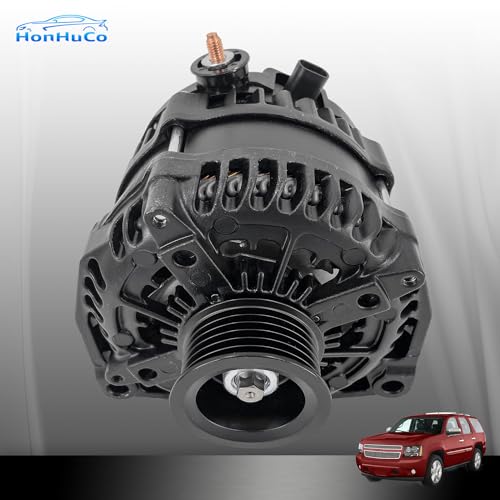 Honhuco 15093928 15857608 15905871 25877026 15093928 Black 14 V High Output Alternator 300 Amp thumb #1