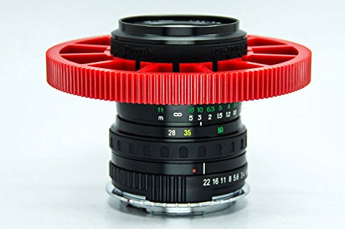 Cinematics Dslr Lens Gear Ring For Follow Focus Belt 60-70Mm For Dslr Pro Mod 0.8 Red #TOP3