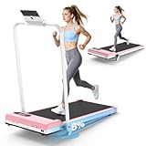 HomeFitnessCode Tapis de Course Pliable 2 en 1,10 km/h   Tapis de Marche, Moteur 2.5 HP  Walking Pad Électrique, Surface Large 43 cm, Télécommande, Écran LCD, Capacité 130 kg (Noir)