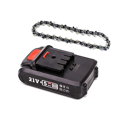Mini Chainsaw Chain Accessories，1 Chain Saw Chain and 1 Battery for 4-Inch Mini Chainsaw Cordless Electric Handheld Rechargeable Battery Chainsaw