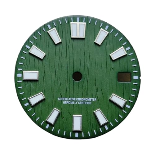 Cadran NH35 C3 vert pour personnaliser votre montre automatique en atelier