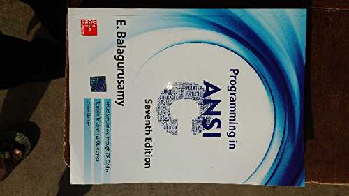 Buy Programming in ANSI Book Online at Low Prices in India ...