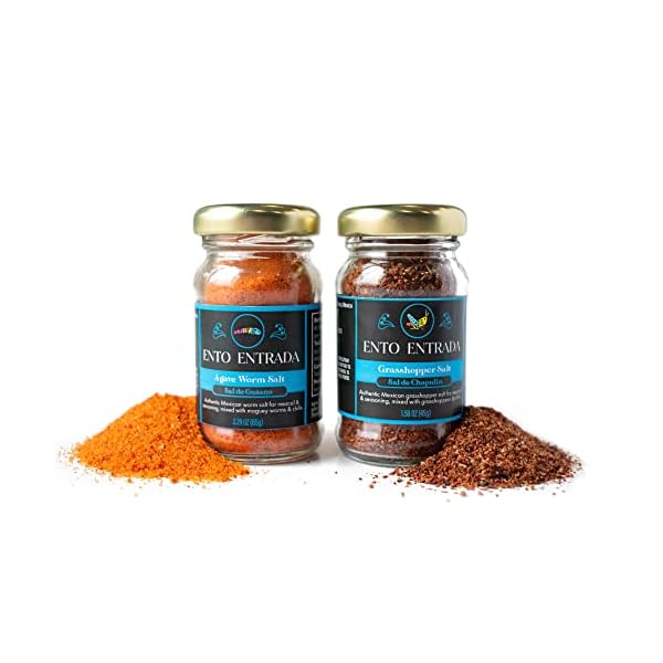 1 of Each, Sal De Gusano, Agave Worm Salt and Sal De Chapulin ...