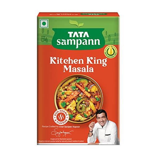 Image of Tata Sampann Unpolished Toor Dal, 1kg + Tata Sampann Kitchen King Masala with Natural Oils, 100g