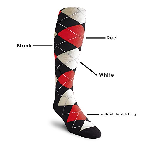 Colorful Knee High Argyle Cotton Socks For Men Women and Youth (4A- 4Z)2