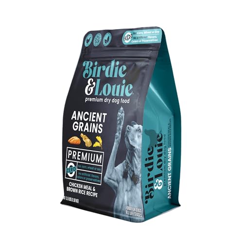 Birdie and Louie Dry Dog Food Chicken & Brown Rice 3.5 Lb