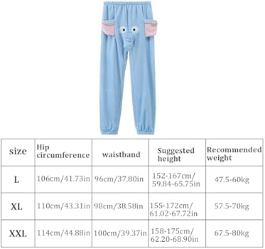 Cartoon Olifant Patroon Pyjamabroek Wijde Pijpen Ontwerp Dames Heren Lounge Broek Elastische Tailleband Mid-Rise Pyjamabroek kopen vanaf een prijs van 16