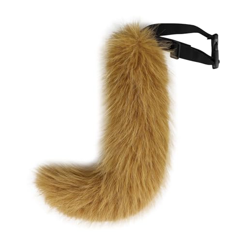 SMILETERNITY Faux Fur Furry Animal Cat Fox Tail for Halloween Party Cosplay Costume Accessories