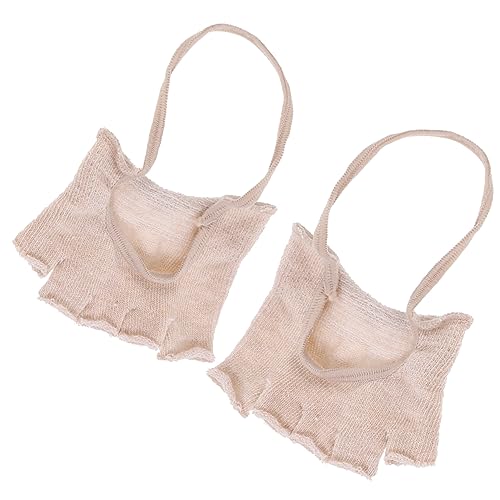 DOITOOL Skin Color Women Toe Socks Invisible Toe Socks Women Socks Toe Separator