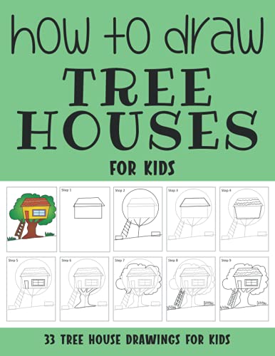 How to Draw Tree Houses for Kids
