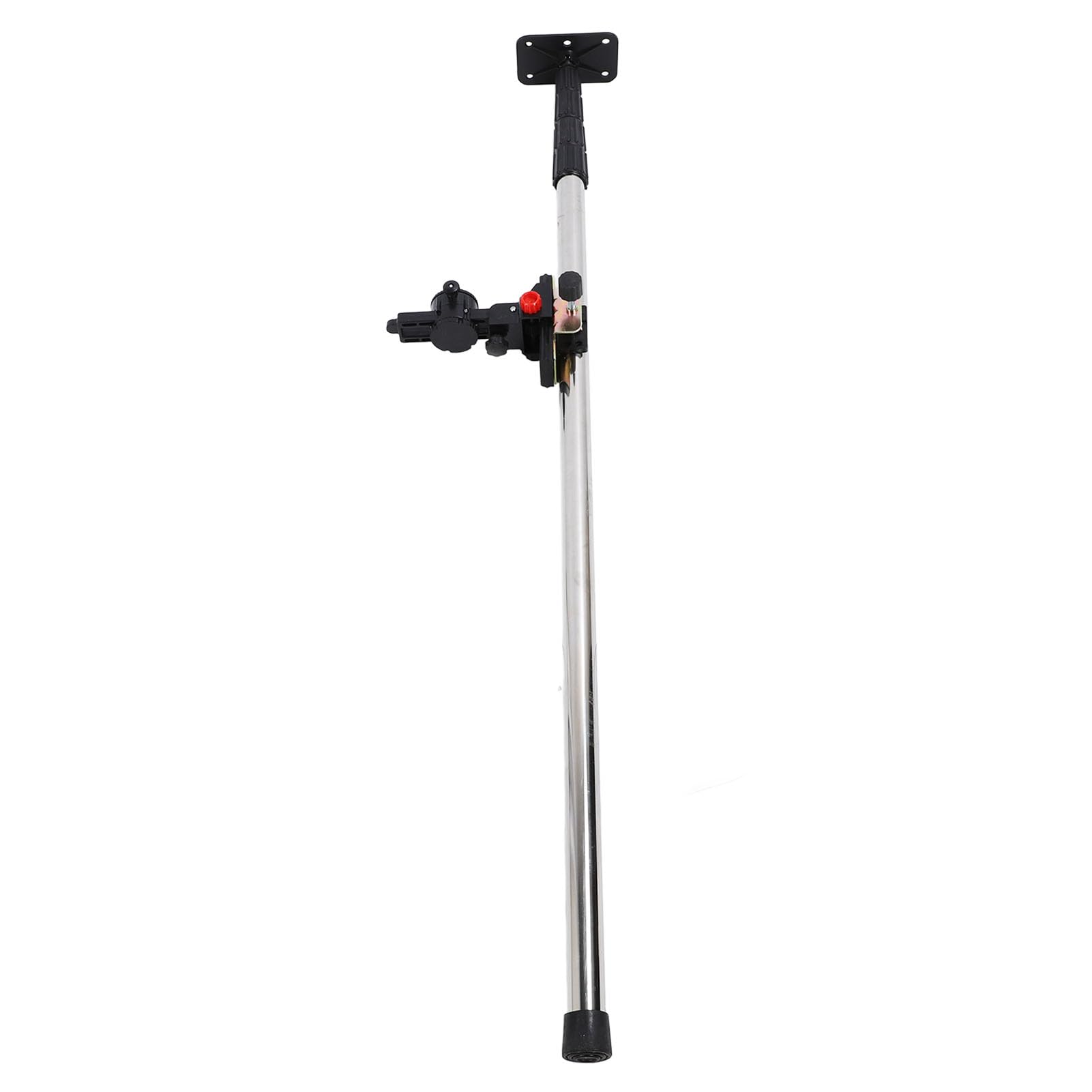 Poteau télescopique avec tige de antidérapante rotative en acier inoxydable de 400 cm