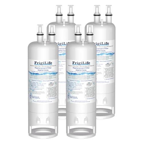Image of RWF6700A Refrigerator Water Filter Replacement for EDR1RXD1, Everydrop Filter 1, W10295370A, W10295370, 46-9081, 46-9930, EDR1RXD1B, P4RFWB, P8RFWB2L, WHR1RXD1, KAD1RXD1, WD-F38, 4Pack