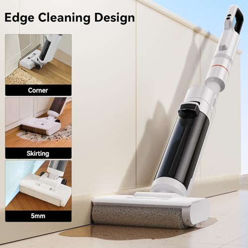 Image of JONR ED20 Pro 4-in-1 Wet Dry Vacuum Cleaner Cordless,17000 Pa Vacuum Suction Power, Self-Cleaning and Automatic Drying with One Click, Intelligent Voice Reminder