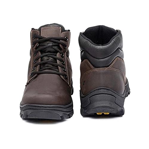 Bota Coturno De Segurança Em Couro EPI CA Gogowear (43, CAFÉ)