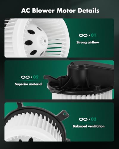 image for SCITOO HVAC Heater Blower Motor with Fan Cage 700252 for Chrysler for 