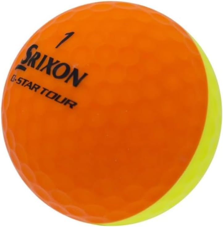 Srixon Q Star Tour Divide Golf Balls, Mint, Matte Orange | Choose Your Pack Size, Available in 12, 24, 36, 48, or 100 Golf Ball Quantities