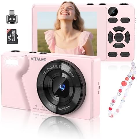 Digital Camera with Front Rear Lens